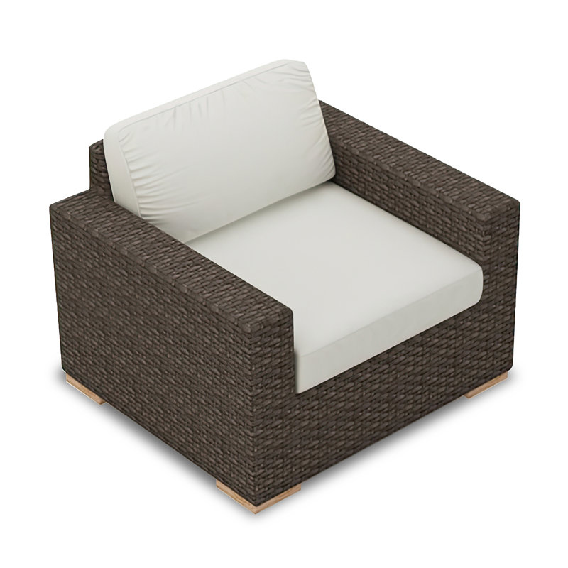 Arden Outdoor Lounge Chair, Canvas Natural Sunbrella® Canvas