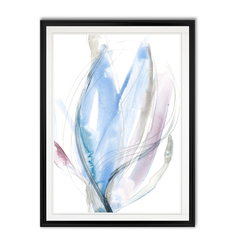 « azure vortex i », impression sur toile, H 18,5 po x l 24,5 po x P 1,5 po, Noir