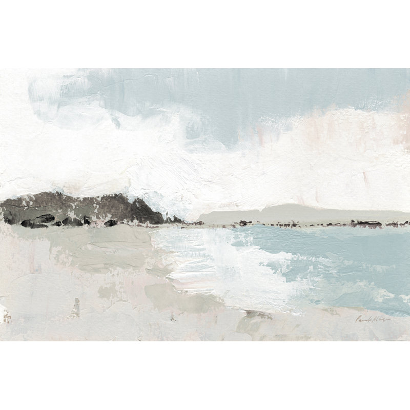 Calm Water Neutral by Pamela Munger - Wrapped Canvas Painting, 20cm H x 30cm W