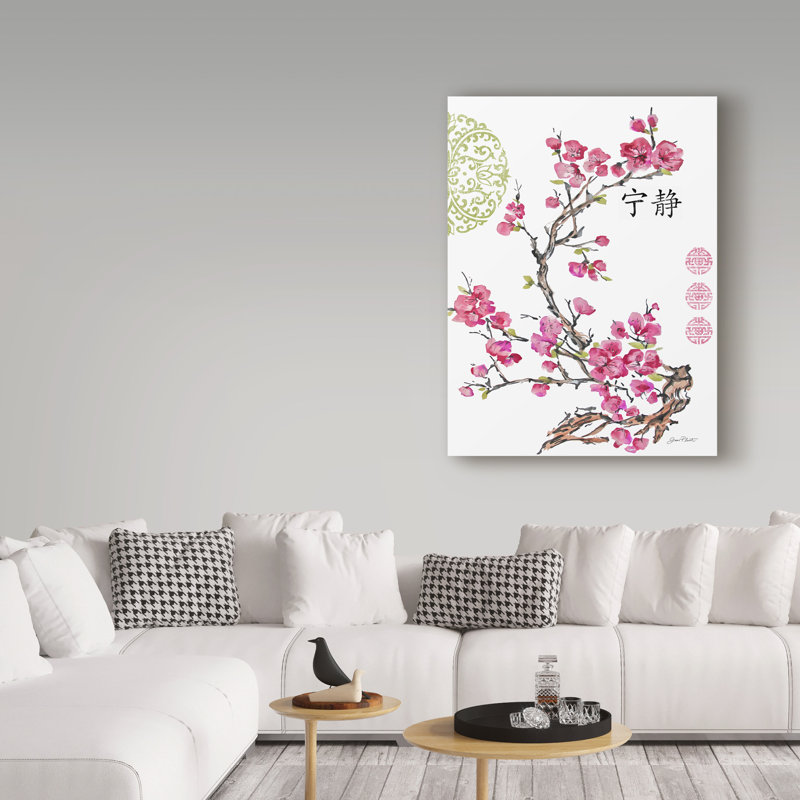«Cherry Blossom Serenity» de Deagen, reproduction sur toile tendue, H 19 po x l 14 po x P 2 po