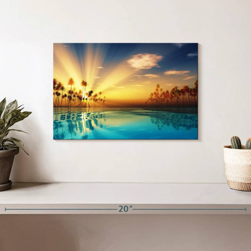 Gillard Palm Gillard Sun Rays, H 8 po x l 12 po
