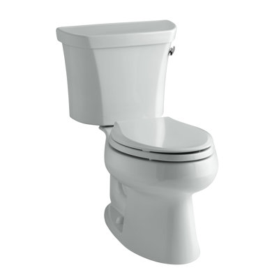 Wellworth 1.28 GPF Water Efficient Elongated Two-Piece Toilet (Seat Not Included)