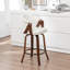 Tabouret de comptoir pivotant Ayala-2129579156
