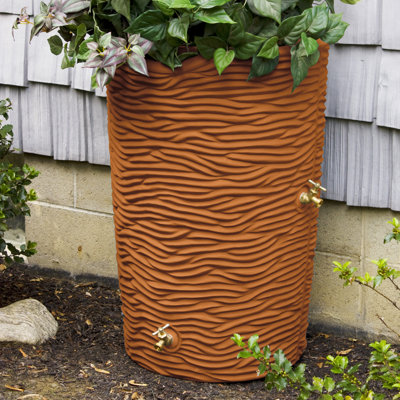 Impressions 50 Gal. Baril de pluie en plastique