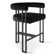 Colrain 24" Upholstered Velvet Solid Back Counter Stool