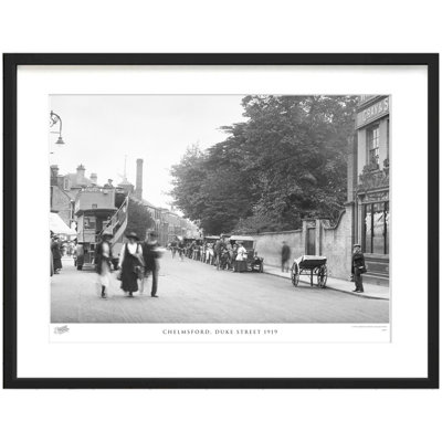 Chelmsford, Duke Street 1919 by Francis Frith - Single Picture Frame Print