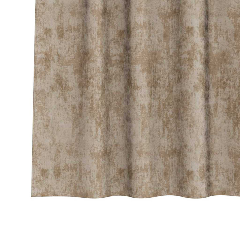 Alithia Velvet Room Darkening Curtain Pair, Champagne, 140cm Width x 245cm Drop