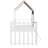 Metal  Loft Bed With Roof-409568233