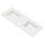 Plateau de meuble-lavabo double 60 po avec lavabo Serenity Collection-56597591-56597593