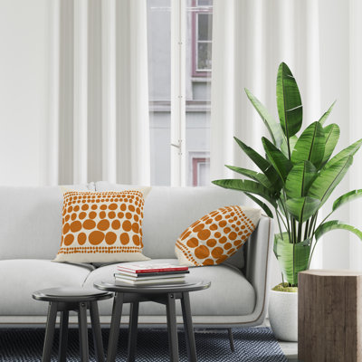 Jeté carré intérieur / extérieur en polyester Ikom