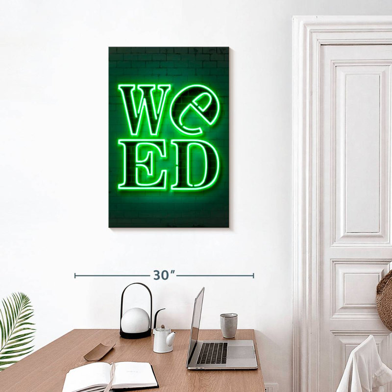 Weed, H 30 po x l 20 po