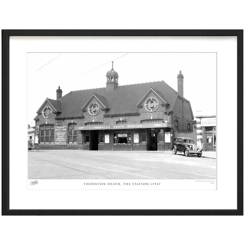Thornton Heath, The Station C1947 by Francis Frith - Single Picture Frame Print, 45cm H x 60cm W x 2.3cm D