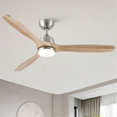 Éclairage de ventilateur de plafond à DEL intégré 52 po avec télécommande