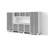 Bold XL Series Platinum 9 Piece Garage Cabinets Set With Tool, Base, Wall Cabinets, Stainless Steel Worktop And 30 In. Lockers-119222185
