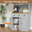 Garde-manger 71 po avec station de charge, tablette à micro-ondes et tiroirs 71 po-58012077