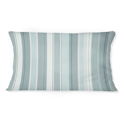 Coussin lombaire à rayures argentées Baby Blue