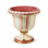 Rosy Stripe Tabletop Urn