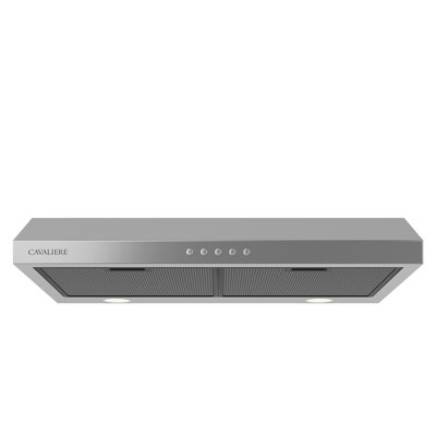 UC200 Series 30"" 280 CFM Ducted Under Cabinet Range Hood -  Cavaliere, UC-200-SS