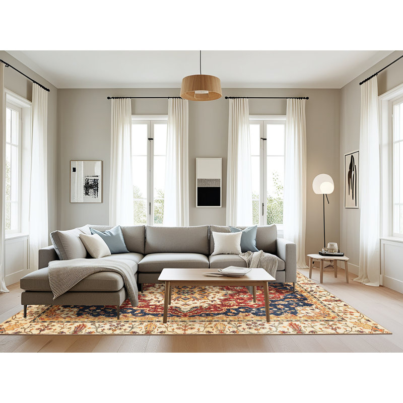 Abstract Indoor Rug, Rectangle 8' x 10'
