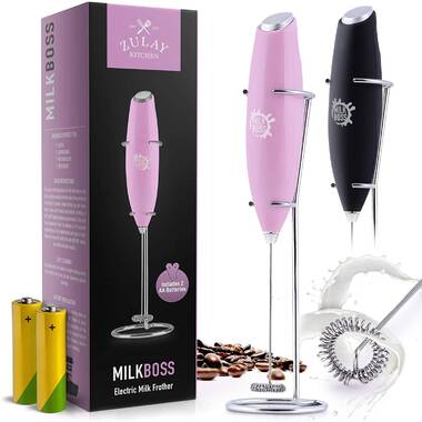 BonJour Coffee Stainless Steel Oval Milk Frother with Stand - Bed Bath &  Beyond - 7469249