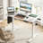40" Pure White Electric Standing Desk - Minimalist Height Adjustable Sit-Stand Desk For Small Spaces With Smart Memory Presets-2063234200