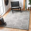 Tapis gris / ivoire en laine et coton touffetés à la main Anakin-1154580827