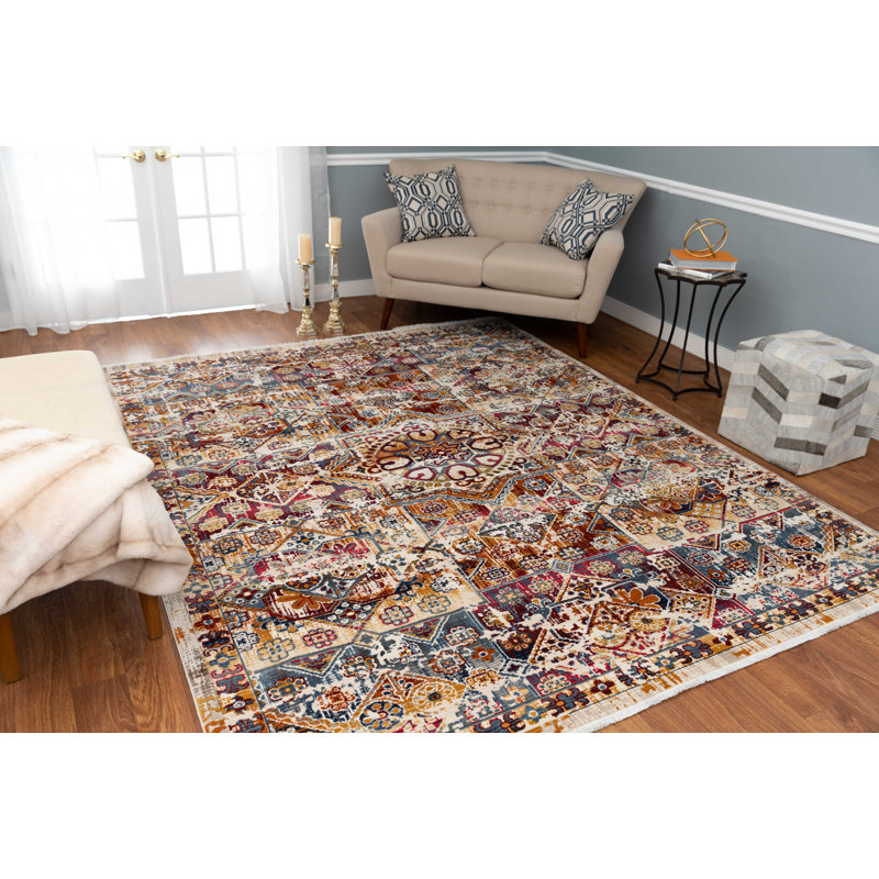 Lucha Oriental Indoor Rug, Rectangle 7'10" x 10'