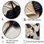 Minimalisme, impressions de feuillage en noir et blanc-879501192-879501194