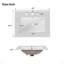 Meuble-lavabo de salle de bain avec lavabo simple, structure en bois massif, panneau de fibres à densité moyenne, portes à fermeture en douceur, tiroir divisé, deux tablettes de rangement, grand espace de rangement-1062443638