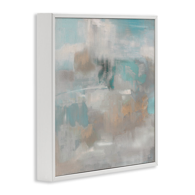 Estampe numérique sereine et douce, giclée par Sally Swatland, Encadrement giclée blanc côtier, H 17 po x l 17 po