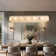 14-Light 54" Dimmable Abalaster Chandelier with Abalaster Accents (Bulbs Included)