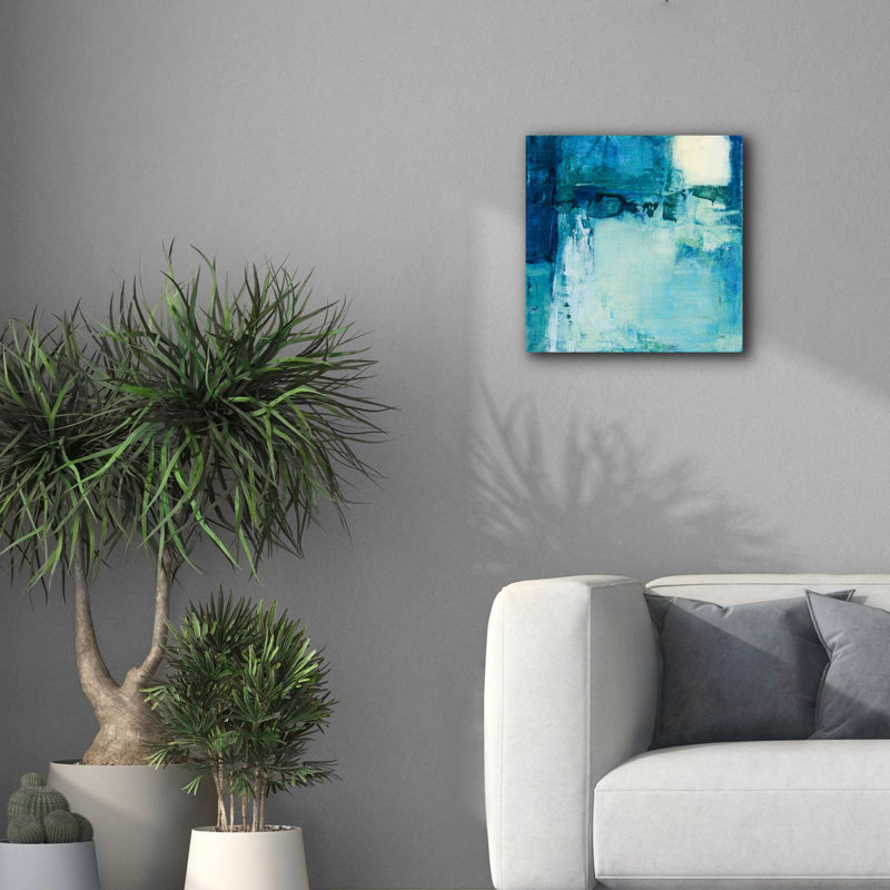 «Rhapsody 1» par Julia Purinton, art mural sur toile, H 18 po x l 18 po x P 0,75 po