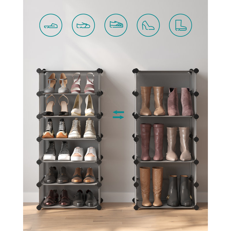 10 Pair Stackable Shoe Storage Box