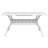 Canora Grey Patio Dining Set White Cast Aluminum-1303614957