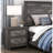 Gray 2 Nightstand For Bedroom - Base Design 2 Resists Marks And Scratches