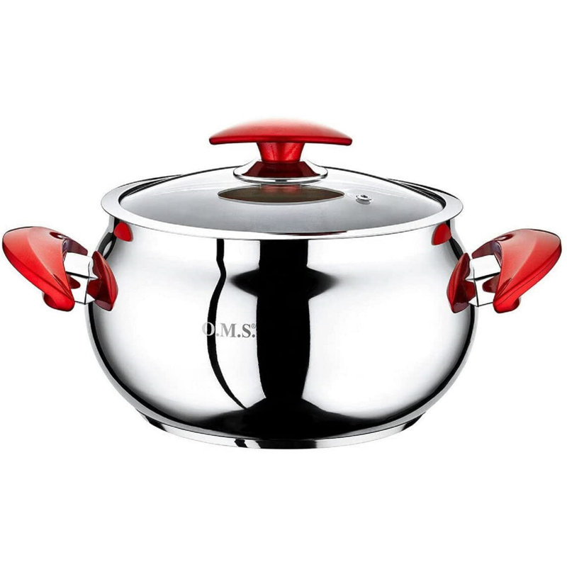 OMS 7.8L Stainless Steel Stock Pot