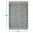Homer Machine Woven Checkered Indoor Outdoor Area Rug-837840840