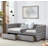Twin sized upholstered daybed featuring two drawers, adorned with buttons and copper nails on its square arms-1872841670