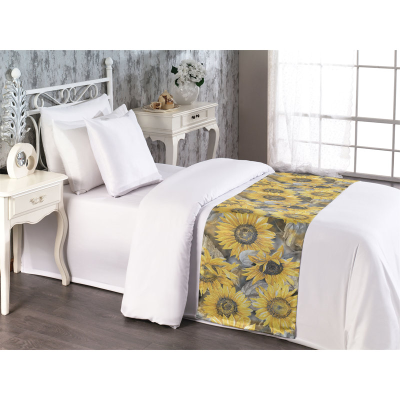 Tapis de couloir Ambesonne Sunflower, Lit simple