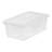 7 Quarts Plastic Storage Container Bin With Latching Lid, 12 Pack, Nestable Box Tote Closet Game Organization Teacher Tools Art Supplies Shoe Shoebox Stackable