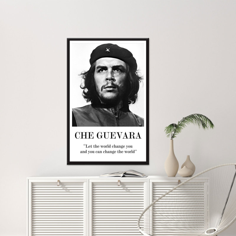 Art inspirant, impression sur toile Che Guevara, décor moderne pour la maison, 1P, H: 43,4 po x l: 31,6 po