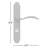 QuickFit Curved Handle (for Larson doors only)-107105208