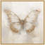 «Butterfly Neutral 2» par Rochelle, reproduction d'art sur toile encadrée