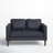 Jordy 54.5'' Faux Leather Loveseat-295316590
