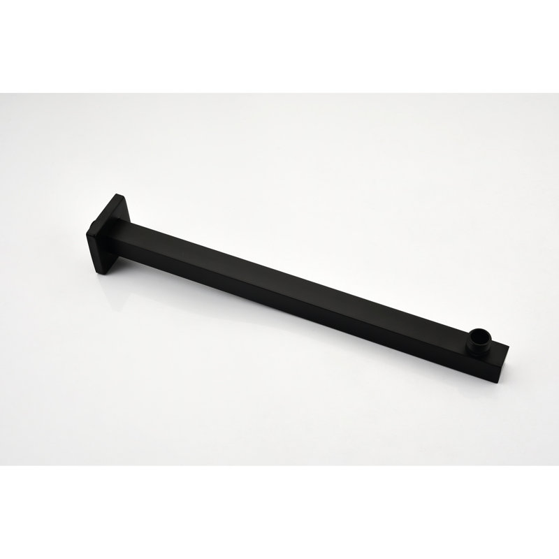 Douche en laiton noir mat - pomme de pluie de 10 po et à main, mélangeur de pluie de salle de bain de luxe, buse autonettoyante pour un passage d'eau transparent, raccordement de tuyau standard américain, soupape brute