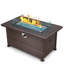 Foyer de table d'extérieur au propane en aluminium H 24,6 po x l 43,7 po-931829005-909769541