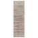 Miesner Dario Modern Striped Cream Polyester High-Low Indoor Area Rug