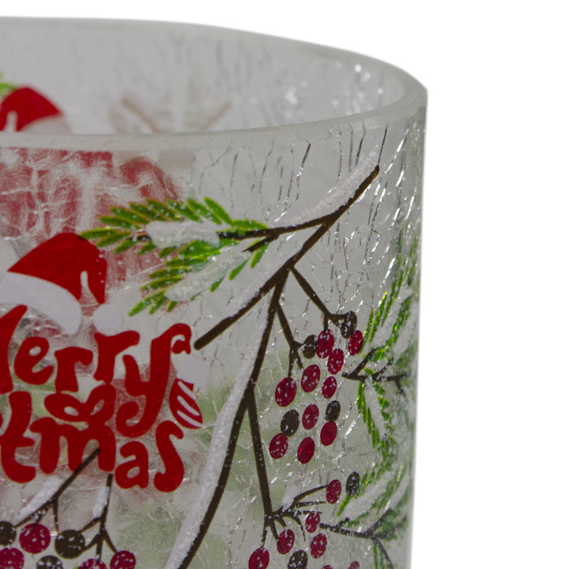 8'' H Glass Tabletop Candle Accessories