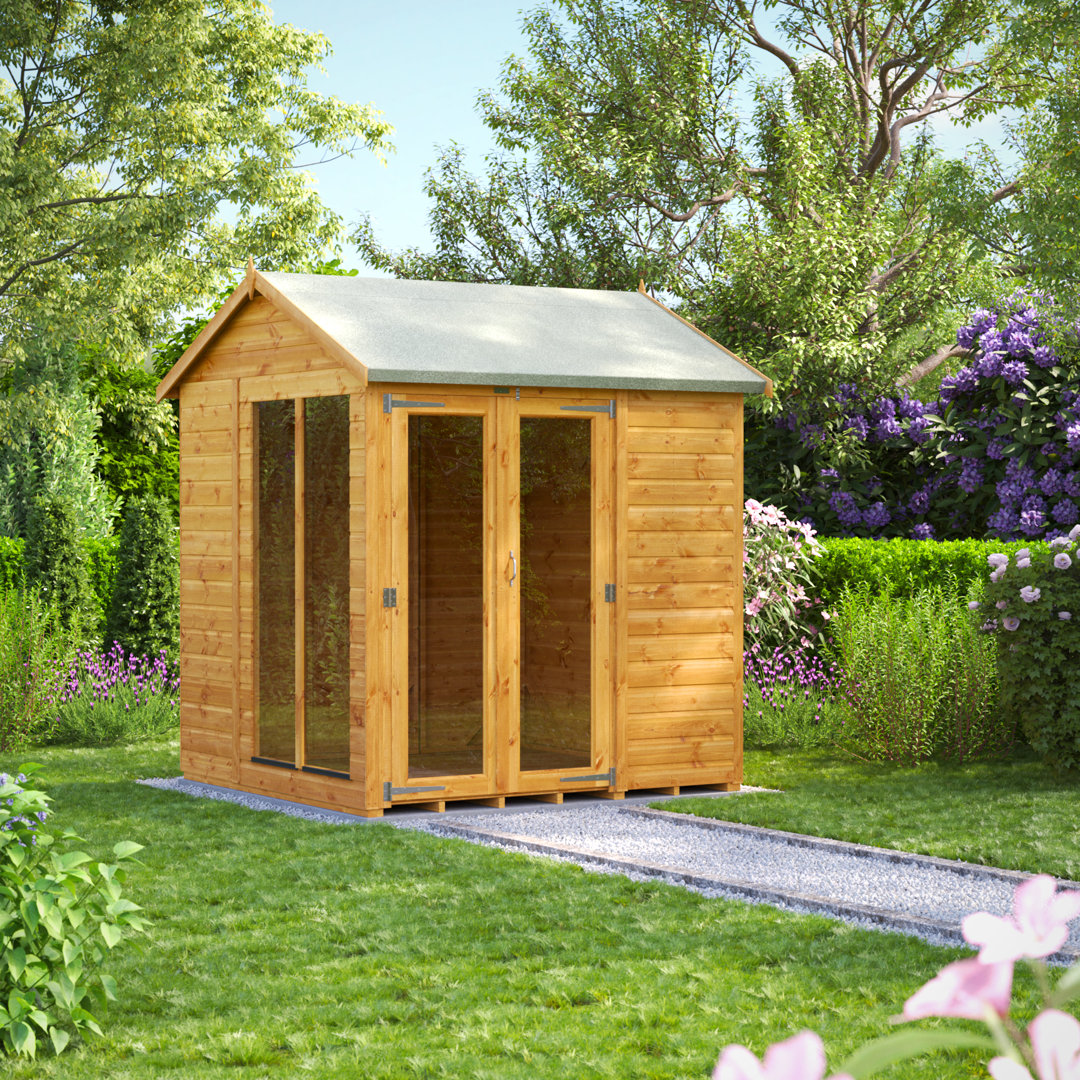 Powersheds 6 x 6ft Timber Tongue & Groove Apex Summerhouse