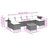 Vidaxl Garden Sofa Set Beige